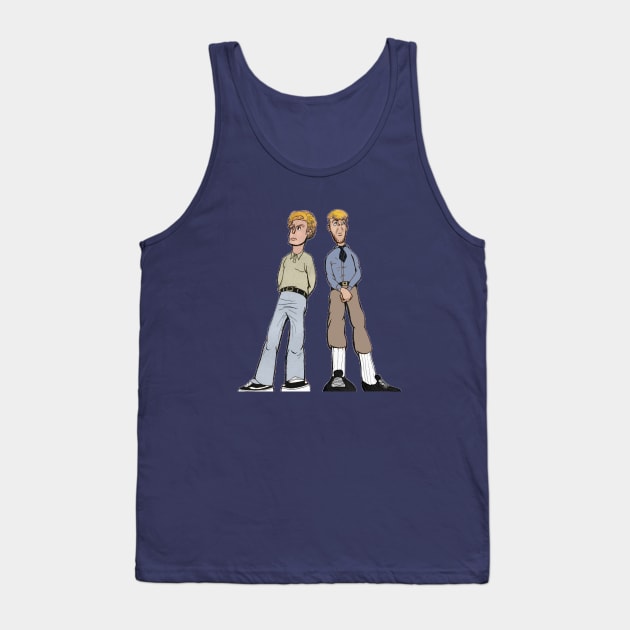 JCP Two Bois - Colored Tank Top by JC and the Pennis Band